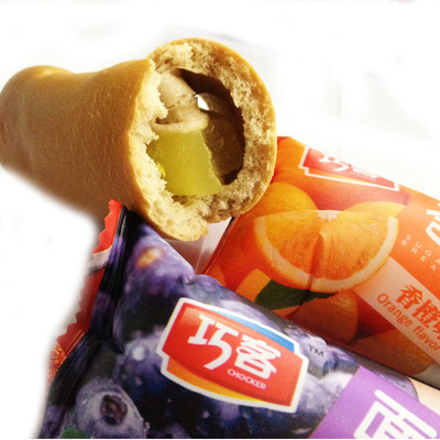 【新品 美味零食 巧客黑糖果酱面包 香橙/芒果/凤梨味】价格,厂家,图片,饼干、薄饼,义乌市石禾子食品商行-